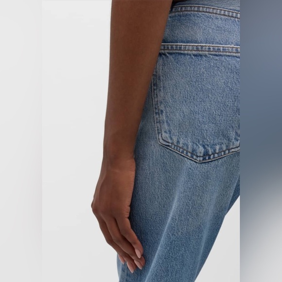 AGOLDE 90s Pinch Waist High-Rise Straight Jeans 25” Color Infinite - Picture 11 of 12